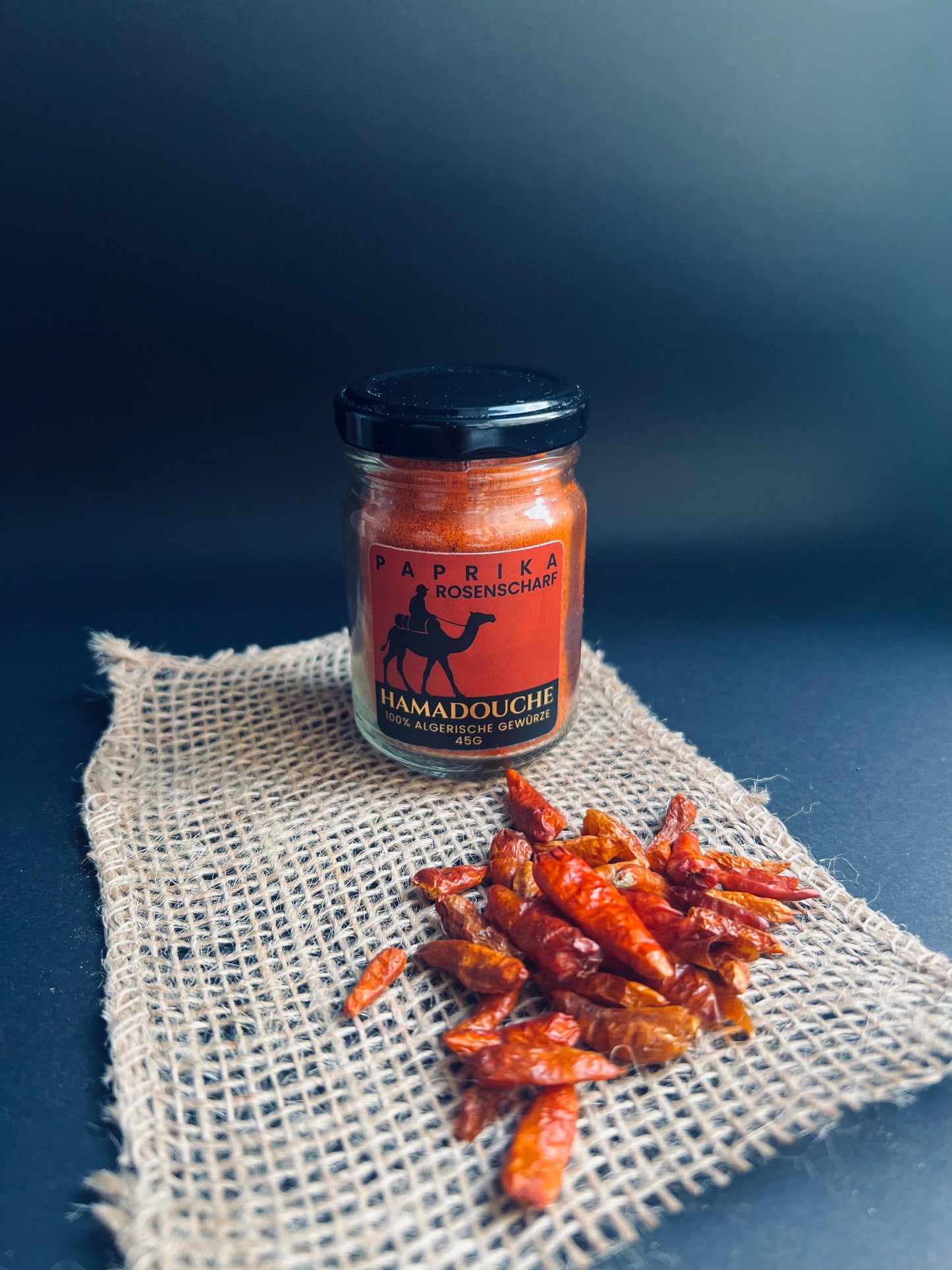 Algerischer Paprika rosenscharf