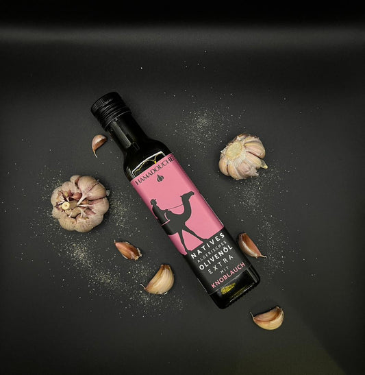 Knoblauch Olivenöl Extra Nativ – Gourmet Infused Olive Oil 250ml